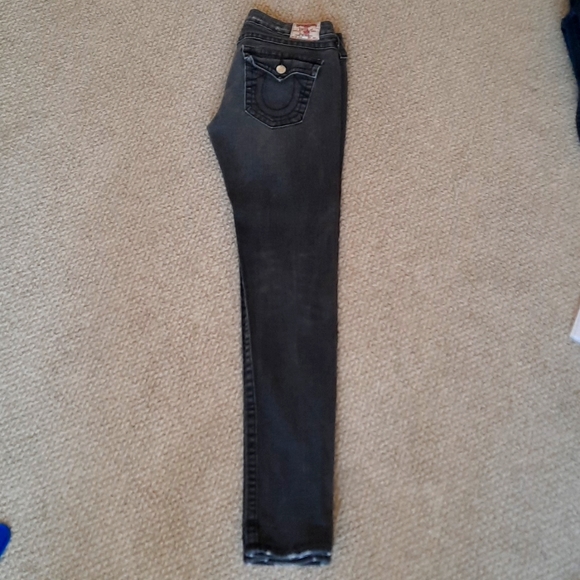 True Religion Distressed Skinny Jeans - Picture 8 of 10